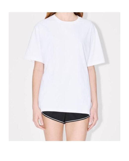 KENZO White Graphic Back Logo T-Shirt