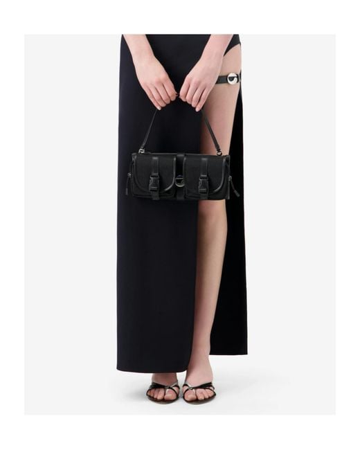 Coperni Black Cargo Baguette Bag