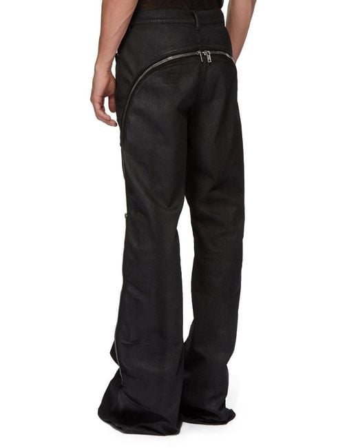 Rick Owens Black Bolan Banana Stretch Denim Jeans for men