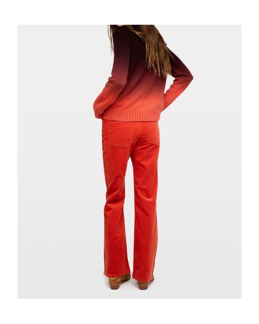 Zadig & Voltaire Red Long Sleeve Sweater