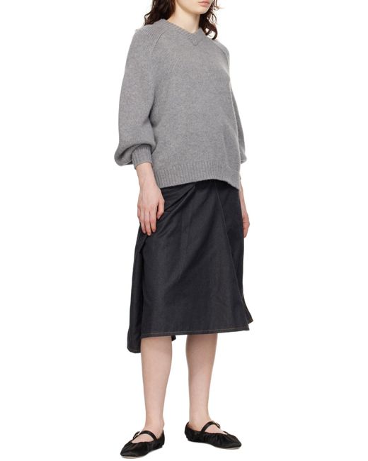 Paris Texas Black Sveva Plisse Buckle Ballet Flats