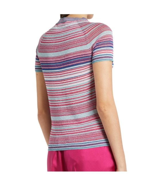 Marella Pink Striped T-Shirt