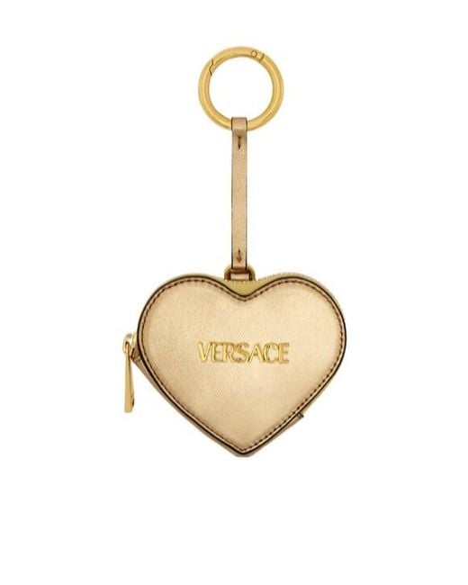 Versace Metallic Zipped Keychain Pouch