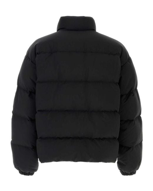 Jil Sander Black Logo Down Jacket for men