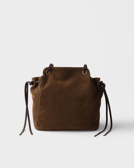 Prada Brown Carry Medium Tote Bag