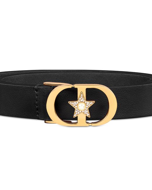 Dior White Logo Belt
