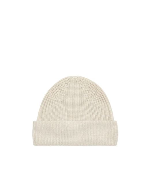 Loro Piana White Sergio Knit Hat