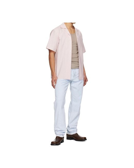 Lanvin Blue Non-Stretch Regular Jeans for men