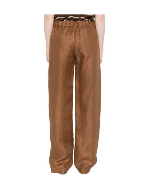 Herno Brown Pences Trousers