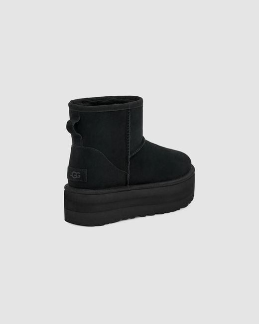 Ugg Black Thick-Soled Short Boots