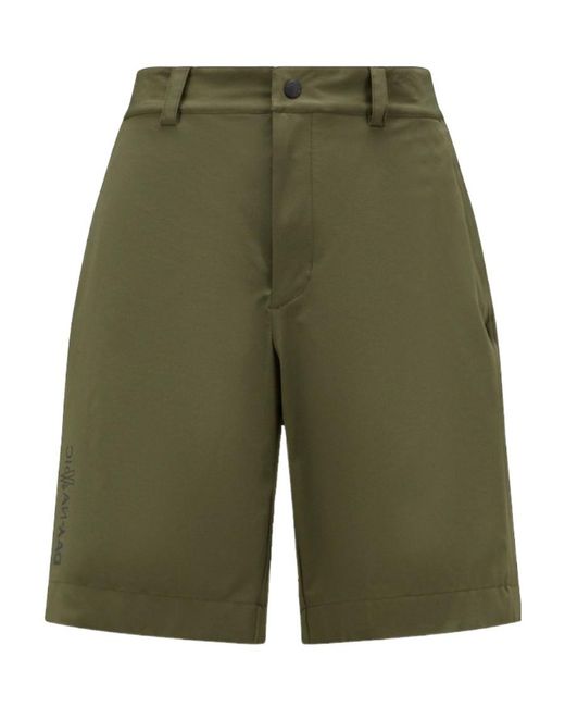 Moncler Green Bermuda Shorts for men