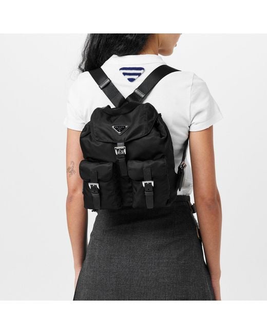 Prada Black Small Nylon Backpack