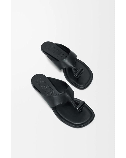 Loewe Multicolor Open-Toe Flat Sandals