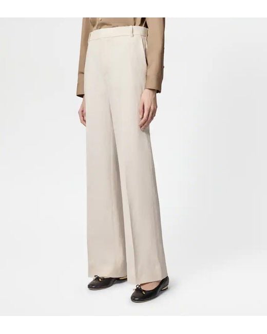 Tod's White Belt-Loop Pocket Trousers