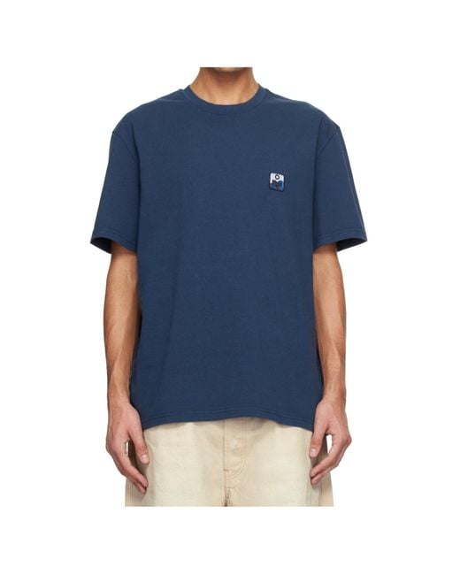 Isabel Marant Blue Hugo T-Shirt for men