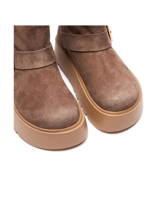 Casadei Brown 40Mm Alpsenales Boots