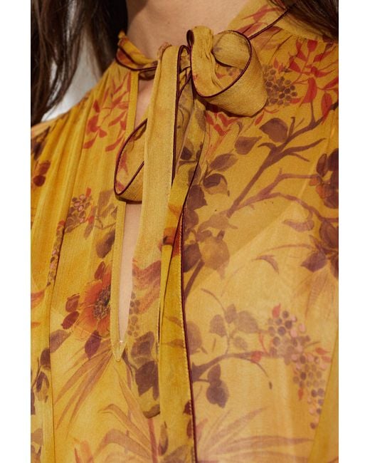 Forte_forte Metallic Long-Sleeved Dress