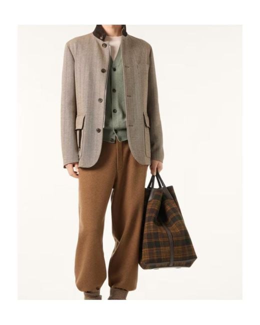 Loro Piana Brown Roadster Jacket for men