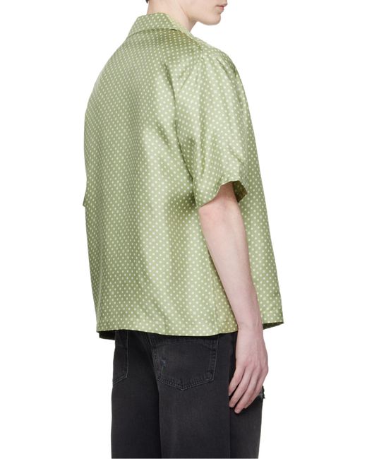 Amiri Multicolor Polka-Dot-Pattern Short-Sleeved Shirt for men
