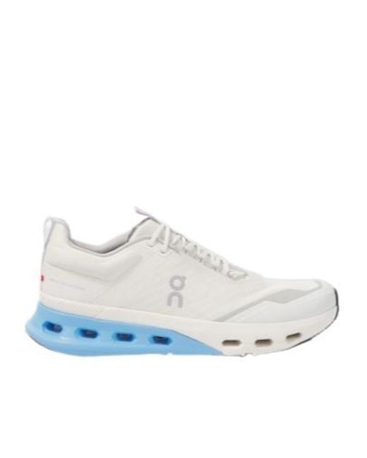 On Shoes White Cloudnova X Running Shoes for men