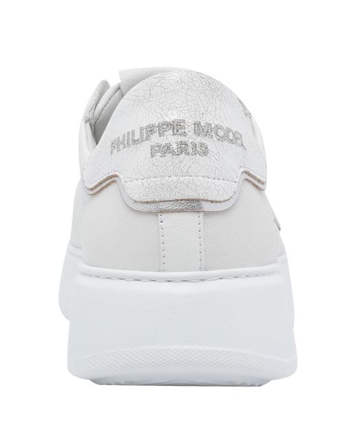 Philippe Model White Temple Sneakers for men