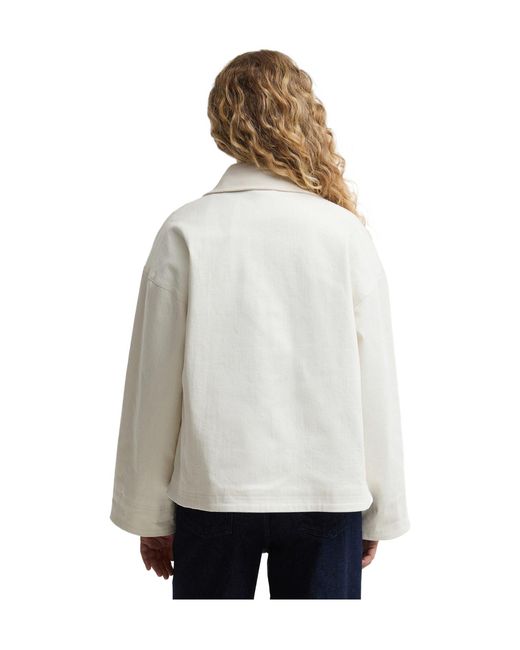 Barbour White Versatile Slim Fit Coat