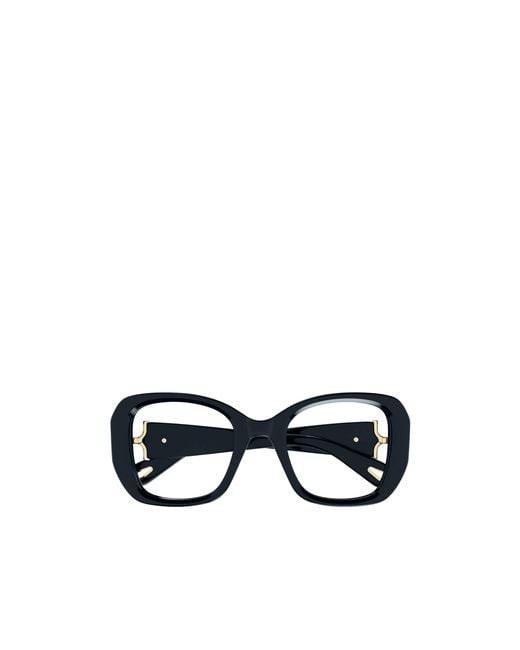 Chloé White Chloé Eyewear Rectangular Frame Glasses