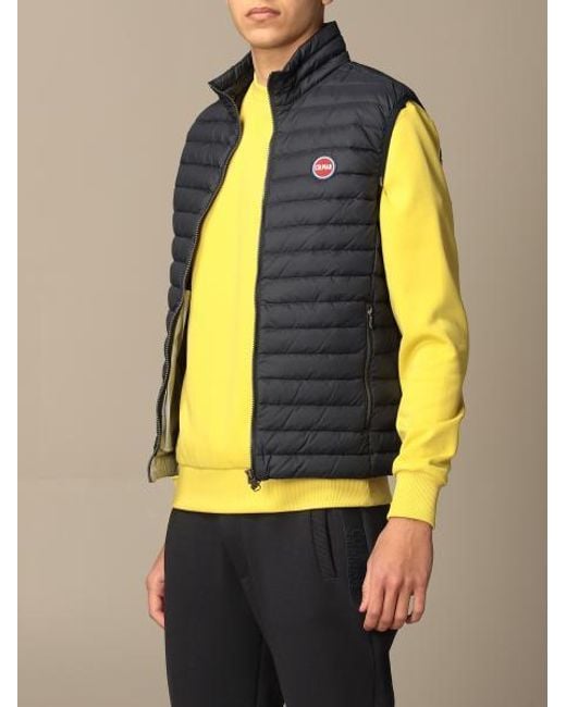 Colmar Blue Quilted Down Gilet for men