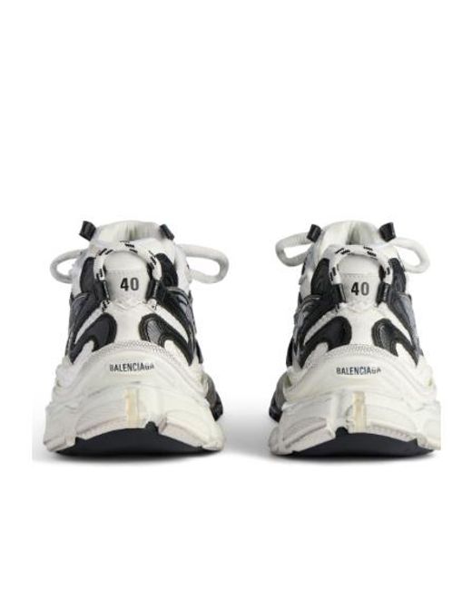 Balenciaga White Runner Mesh Running Shoes for men