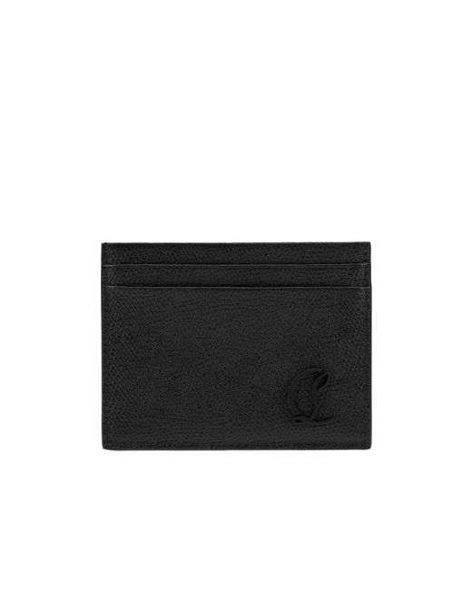 Christian Louboutin Black Mooncrest Card Holder for men