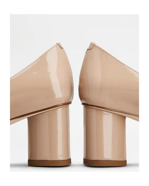 Tod's Natural T-Bar Pumps
