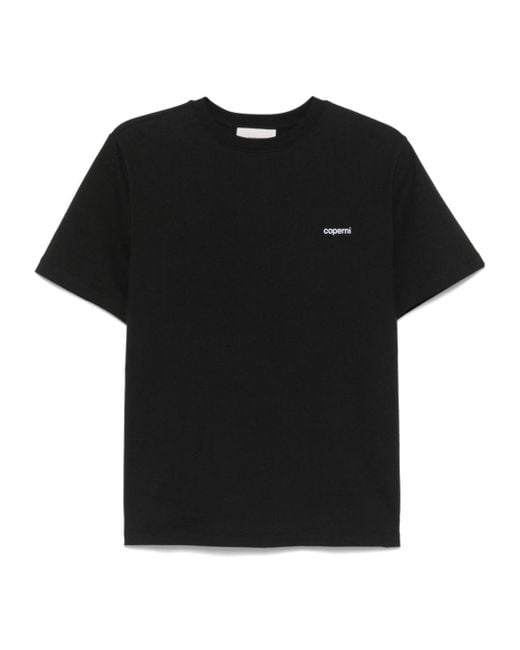 Coperni Black Logo Printed Crewneck T-Shirt