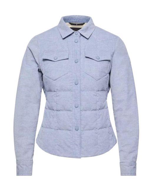 Moncler Blue Grenoble Corduroy Quilted Jacket