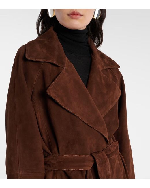 Nour Hammour Brown Belted Coat
