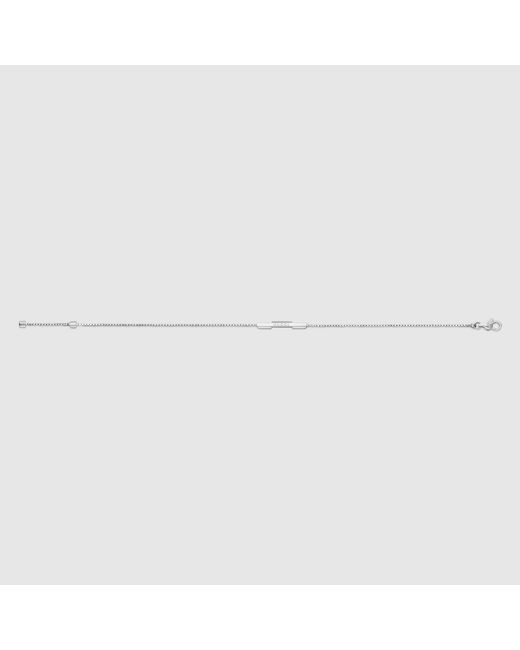 Gucci White Link To Love Diamond 18K Bracelet