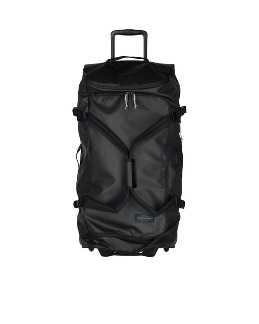Eastpak Black Duffle Pack Wheeled Travel Bag for men