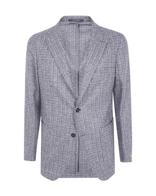 Tagliatore Blue Montecarlo Single Breasted Jacket for men