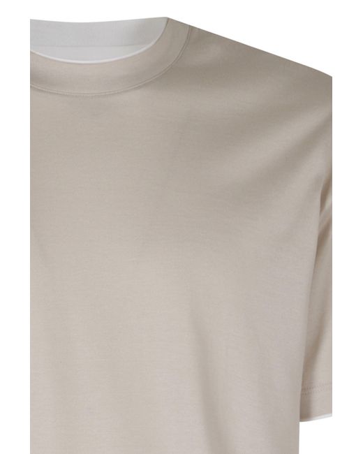 Eleventy White Short-Sleeved T-Shirt for men
