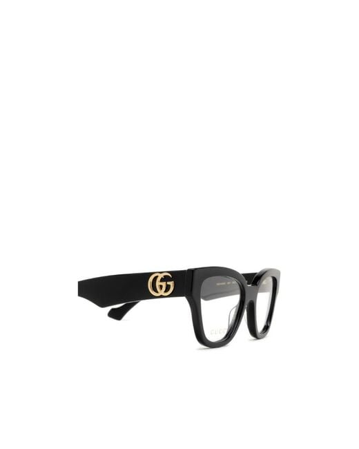 Gucci White Eyewear Cat-Eye Glasses And Frames