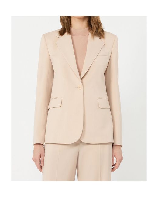 Weekend by Maxmara Natural Long-Sleeved Suit Jacket