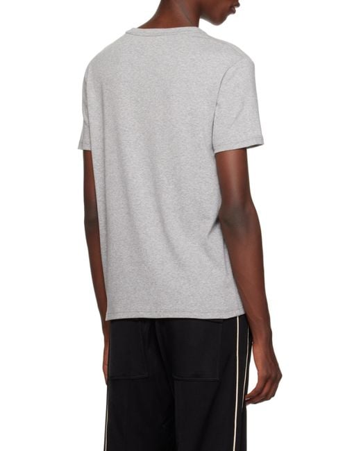 Tom Ford Gray Item O-Neck Short-Sleeved T-Shirt for men