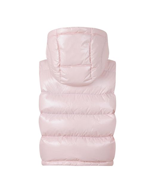 Moncler Pink Sleeveless Quilted Down Vest