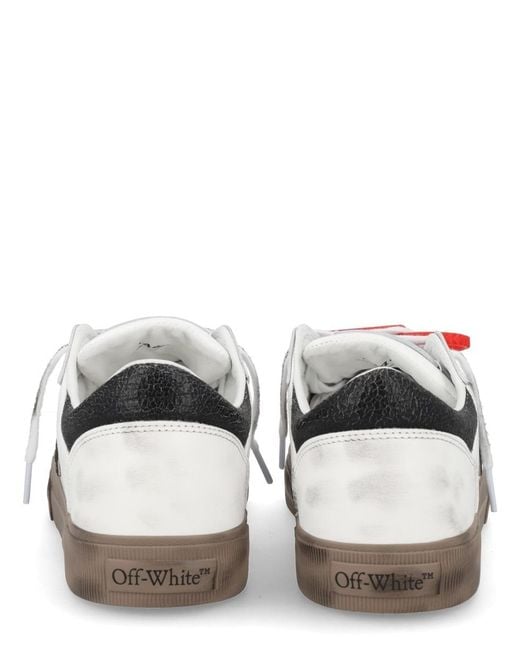 Off-White c/o Virgil Abloh White Logo Patch Lace-Up Sneakers for men