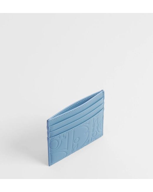 Dior Blue Card Holder for men