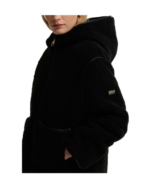 Barbour Black Solid Color Coat