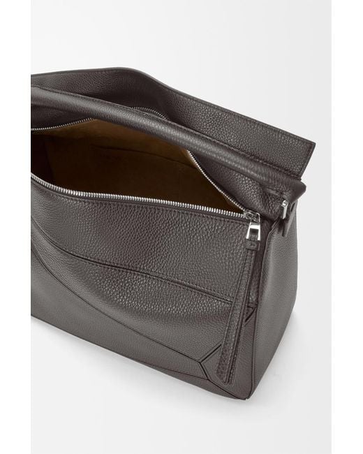 Loewe Gray Large Puzzle Bag for men