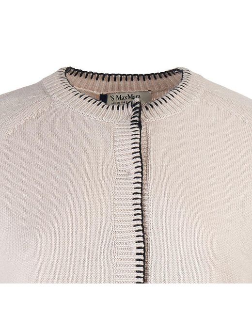 Max Mara Pink Long-Sleeved Sweater