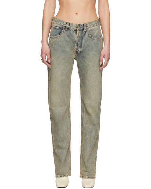 Entire studios Gray Slem Straight-Leg Jeans