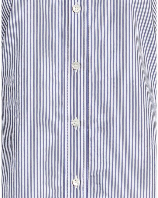 Brunello Cucinelli Purple Striped Shirts