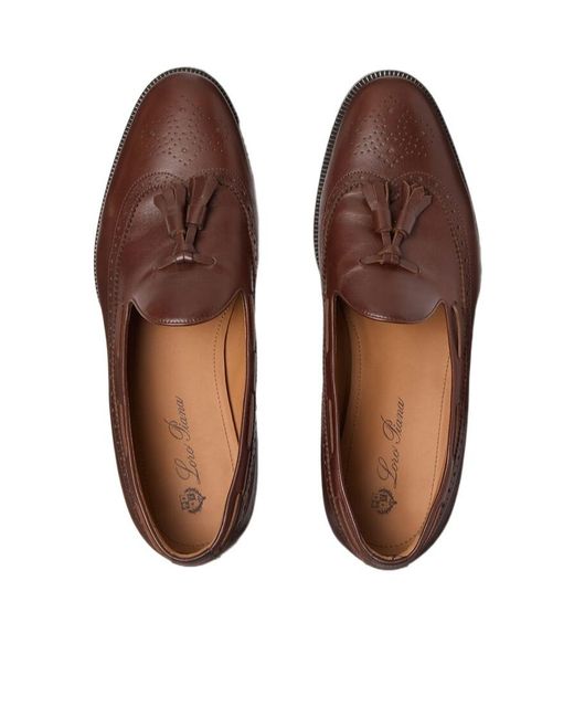 Loro Piana Brown Serge Walk Loafer for men